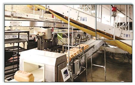 Boulangerie équipé d'un combiné optique et sonore PIL100